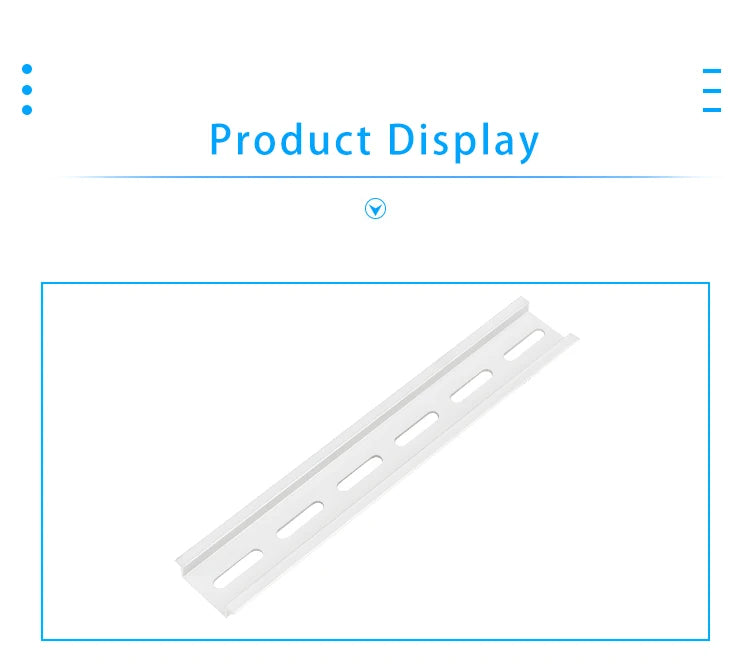 1 Piece Din Rail Aluminium For Terminal Block Relay C45 DZ47 Thickness 1.5mm NS35 Aluminium Material 35mm Universal Type